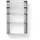 Form and Refine Taper Wandregal 65,5 x 40 x 9 cm Silber