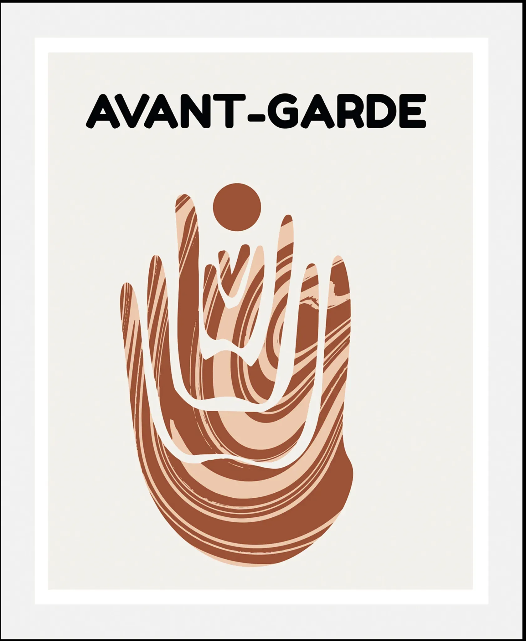 queence Bild »Avant-Garde«, Abstrakt, (1 St.), gerahmt queence schwarz