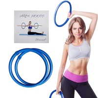 Arm Hoops, Upgrade Mini Hula Hoop Set Mit Schaumstoffüberzug, 2-teilig, Innendurchmesser 28.5cm, Je 0,3kg (Blue)