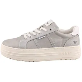 Mustang Plateau Sneaker Damen Silber 39