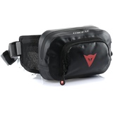 Dainese Explorer Waist Bag 1.8L, wasserdichte Gürteltasche, für Männer und Frauen, Schwarz,