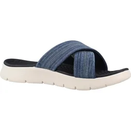 SKECHERS Go Walk Flex Sandal Impressed, Navy Textile, 36 EU