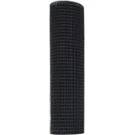 vidaXL Geschweißter Drahtzaun Grau 0,6 x 100 m Stahl