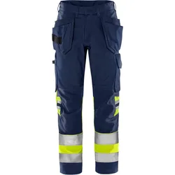 Fristads Arb Hut 2640 GPLU Warnschutz-Handwerkerhose High Vis Grün/Marine