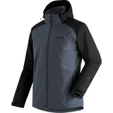 Maier Sports "Gregale DJ M" Gr. 26, blau (graublau) Herren Jacken Wanderjacke wasserdicht, Outdoorjacke mit Kapuze