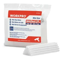 WorkPro Heißklebestifte, 100 x 7 mm, transparent, Universal, für