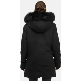 trueprodigy Julius F Damen Winterjacke hochschließender Kragen Schwarz M - Schwarz - M