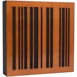 Bluetone Acoustics Slat AbFuser Akustikplatte – Schalldämmung – Akustik Absorber und diffusor - Akustikpaneele für die Raumakustik – Acoustic Panels – Akustikelement (50x50x6cm, Teak)