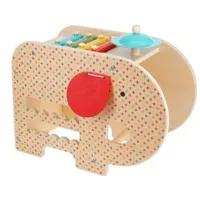Chronicle Books Wooden 5-In-1 Elephant Music Toy
