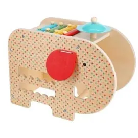 Chronicle Books Wooden 5-In-1 Elephant Music Toy