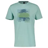 LERROS T-Shirt »LERROS Rundhals T-Shirt mit Fotoprint«, blau