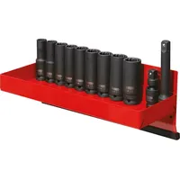 KS Tools 1/2" 12-kant-Kraft-Stecknuss-Satz, lang, 13-teilig