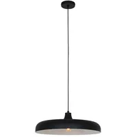 Steinhauer Hängelampe Esstischleuchte Pendellampe schwarz weiß Wohnzimmerlampe H 120