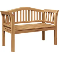 VidaXL Gartenbank 120x53.5x85 cm Massivholz Teak