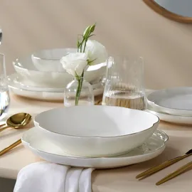 KARACA Flora Tafelservice 24-tlg. Weiß/Gold