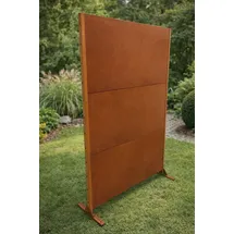 Estexo Sichtschutzelement 190 x 120 cm Edelrost Metall