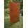 Estexo Sichtschutzelement 190 x 120 cm Edelrost Metall