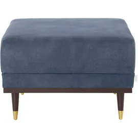 Home Affaire Hocker Chamby Mikrofaser 70 x 46 x 64 cm Blau