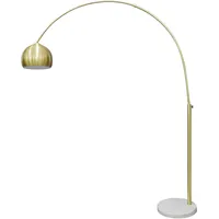 SalesFever Bogenlampe Marmorfuß