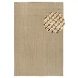 Villeroy & Boch Teppich »Rosalie«, rechteckig, 10 mm Höhe, Jute, Natur, Wohnzimmer, Esszimmer, Schlafzimmer, Flur, Modern, Boho Teppich Jute für