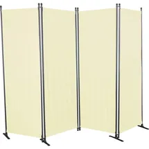 Angerer Paravent 4-teilig, PE, ca. B220/H165 cm, beige