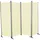 Angerer Paravent 4-teilig, PE, ca. B220/H165 cm, beige