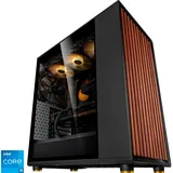 Alternate Gaming-PC Design Edition • RTX 4070 SUPER • Intel® CoreTM i5-14600K • 32 GB RAM - schwarz/holz, Windows 11 Home 64-Bit