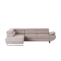 Switch Ecksofa aus Mikrofaser Gio ¦ rosa/pink ¦ Maße (cm): B: 263 H: 88 T: 200