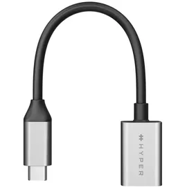 Hyper HyperDrive USB-C auf USB-A Adapter silber