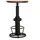 Mendler Bartisch HWC-N20 höhenverstellbar drehbar Ø 61 cm Braun
