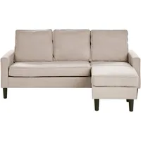 Beliani Sofa mit Ottomane