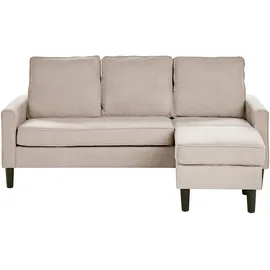 Beliani Sofa mit Ottomane
