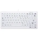 Cherry AK-C4110 - Tastatur - USB QWERTY Weiß