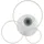 GLOBO Deckenleuchte 1 LED silberfarben