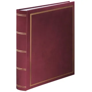 Hama Super-Jumbo London 34x35 80 weiße Seiten, bordeaux 7157