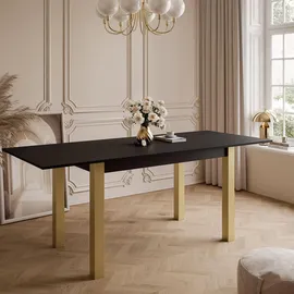 lookway Arton Gold 80 x 77 x 140 cm schwarz