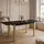 lookway Arton Gold 80 x 77 x 140 cm schwarz