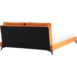 Beliani Polsterbett Orange