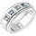 Celesta Ring silbergrau 54