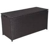 Gravidus Auflagenbox Auflagenbox PATRAS – Praktische Staubox aus pulverbeschichtetem Stahl schwarz