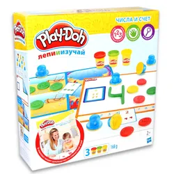 Play-Doh Shape & Learn - Stempelset, 3x Knete 168g - Russland