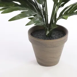 Mica decorations Mica Kunstpflanze Areca Palme Grün Topf 45 x 60 cm