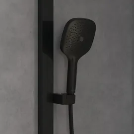 Villeroy & Boch Infinity Showers Duschgarnitur mit Stange 3 Strahlarten schwarz matt TVS110003000K5