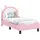 vidaXL Kinderbettgestell mit Kopfteil Rosa 70 x 140 cm PU