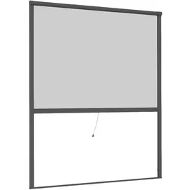 Primaster Fliegenschutz-Rollo 130 x 160 cm Anthrazit