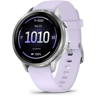 Garmin Venu 4 41mm - Fitness-Smartwatch, 1,2" AMOLED Touchdisplay, bis zu 10 Tage Akkulaufzeit, 80+ Sport-Apps, EKG, Health Status, Fitness Coach, Rollstuhlfunktionen, Telefonie, Taschenlampe