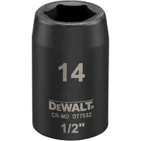 DeWalt Steckschlüssel kurz 14mm 1/2 schlagfest