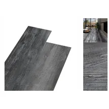 vidaXL PVC-Fliesen 5,02 m2 2 mm Selbstklebend Glänzend Grau
