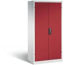 C+P 8922-052 Aktenschrank 93 x 60 x 195 cm grau / rot