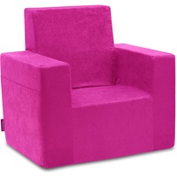 Classic Kindersessel Kinder Babysessel Baby Sessel Sofa Kinderstuhl Stuhl Schaumstoff Umweltfreundlich (Pink)